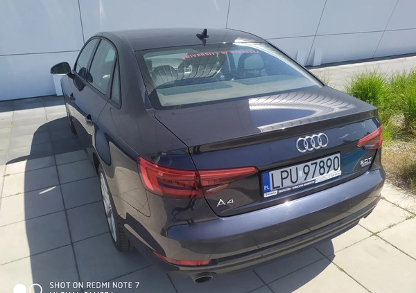 Audi A4 cena 69900 przebieg: 157100, rok produkcji 2017 z Puck małe 529